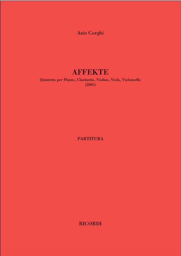 Affekte. Quintetto